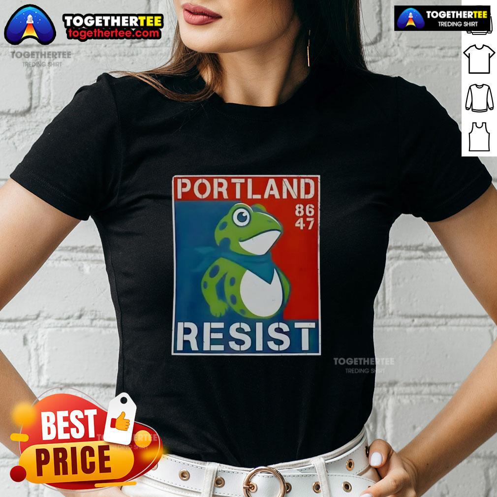 Good Portland Frog 86 47 T-Shirt - Image 3