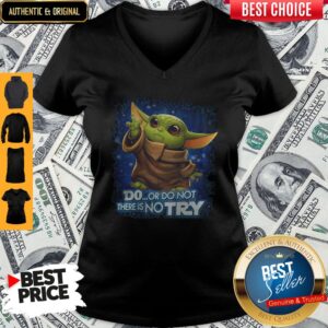 Alternative view of Baby Yoda Disney Do Or Do Not There No Try Shirt