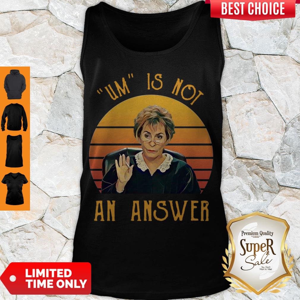 Udge Judy Um Is Not An Answer Retro Vintage Shirt - Image 5