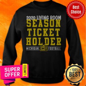 Alternative view of 2020 Living Room Season Ticket Holder Michigan Wolverines Football Shirt