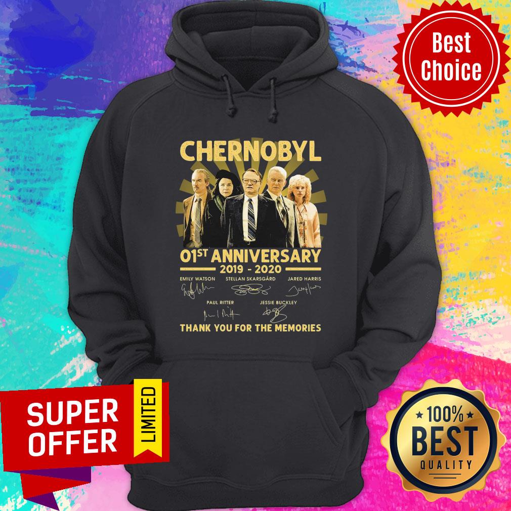 Chernobyl 01st Anniversary 2019 2020 Thank You For The Memories Signatures Shirt - Image 2
