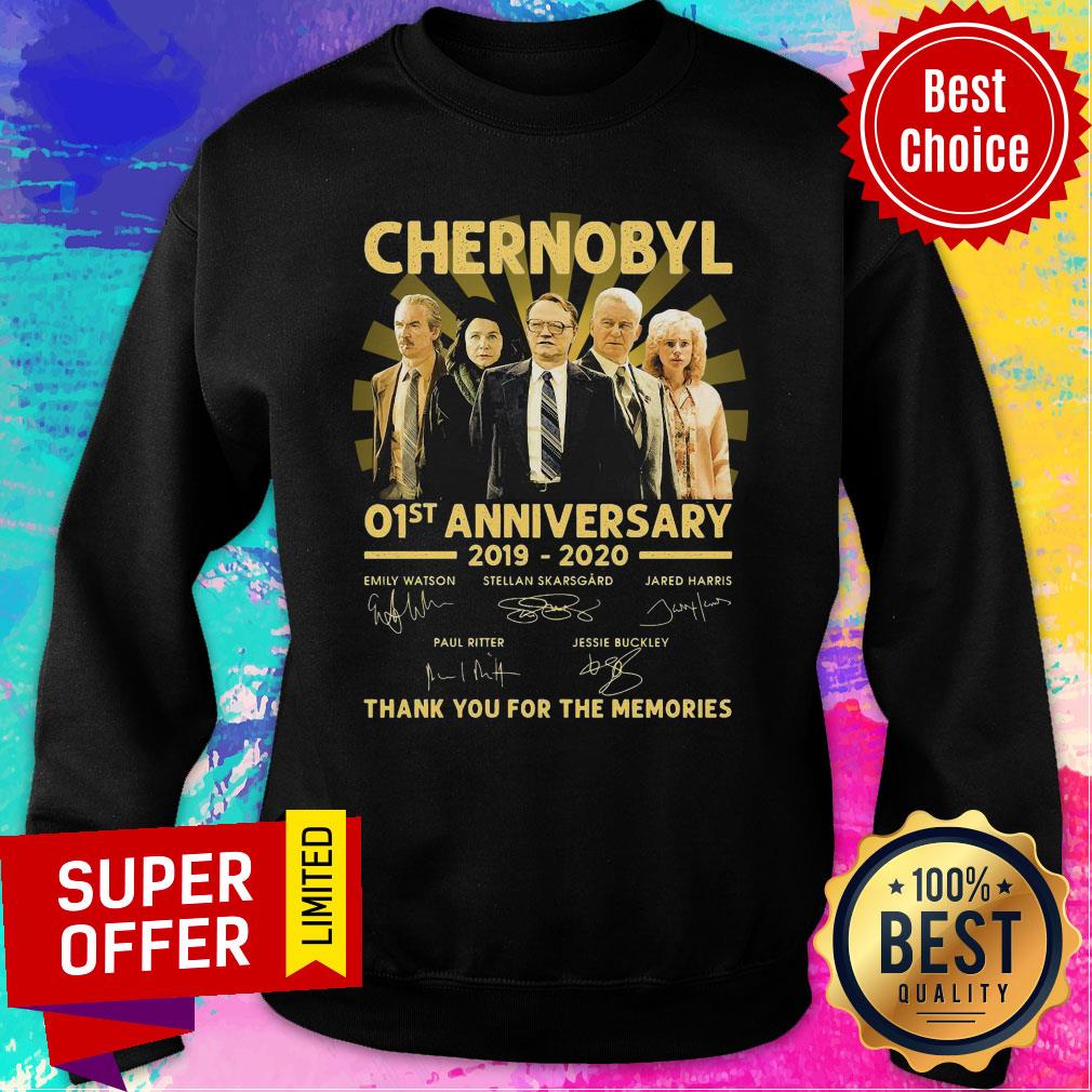 Chernobyl 01st Anniversary 2019 2020 Thank You For The Memories Signatures Shirt - Image 5