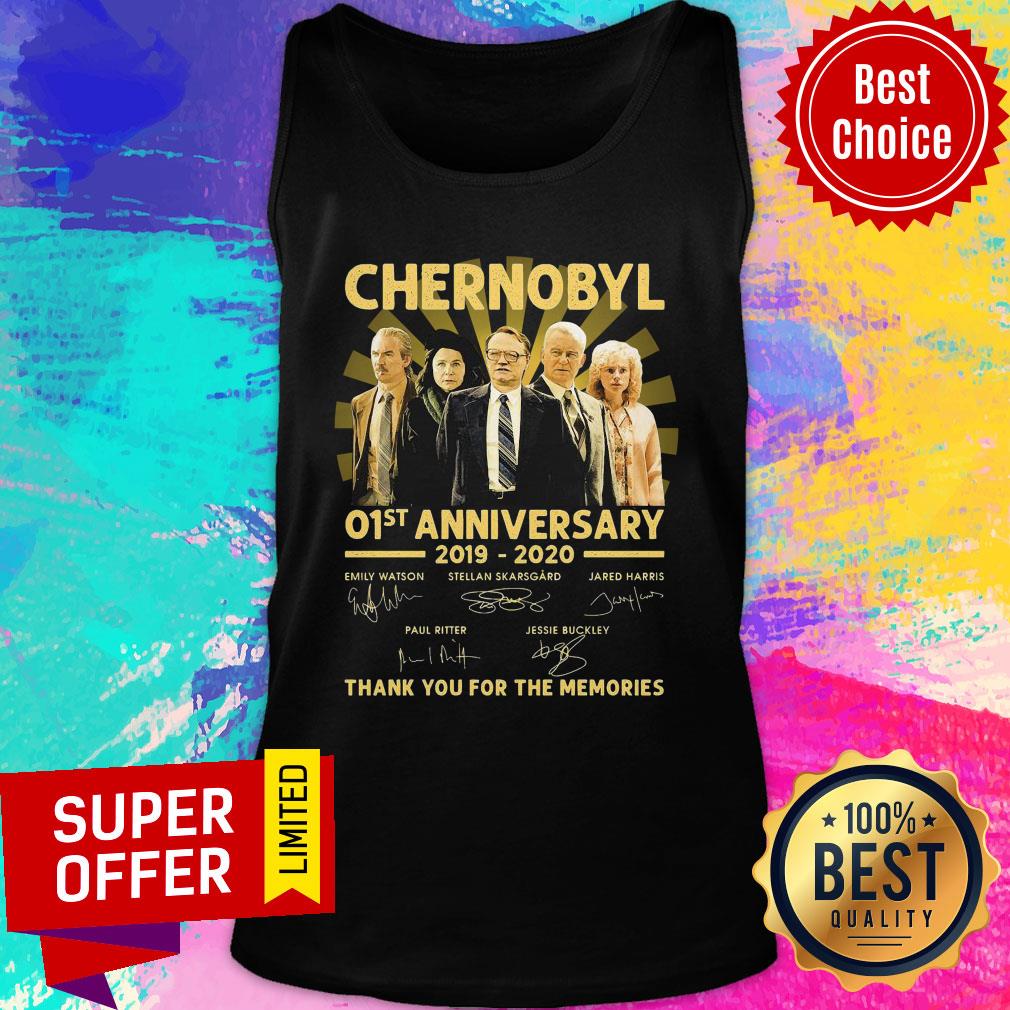 Chernobyl 01st Anniversary 2019 2020 Thank You For The Memories Signatures Shirt - Image 4