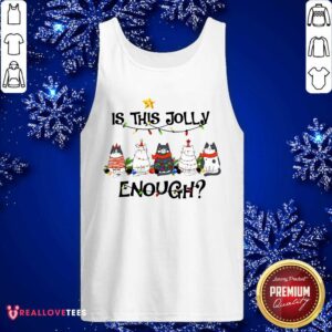 Alternative view of Cute Cats Is This Jolly Enough Christmas Light Shirt