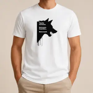 Funny Wolf Then The Wolf Arrives Not To Create The Problem But To Reveal It Shirt