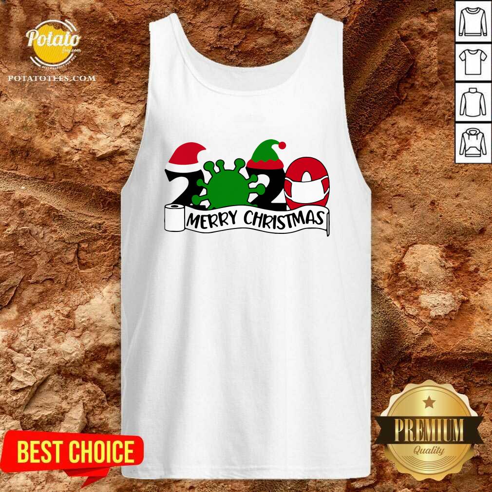 Good 2020 Mask Quarantine Toilet Paper Merry Christmas Shirt - Image 5