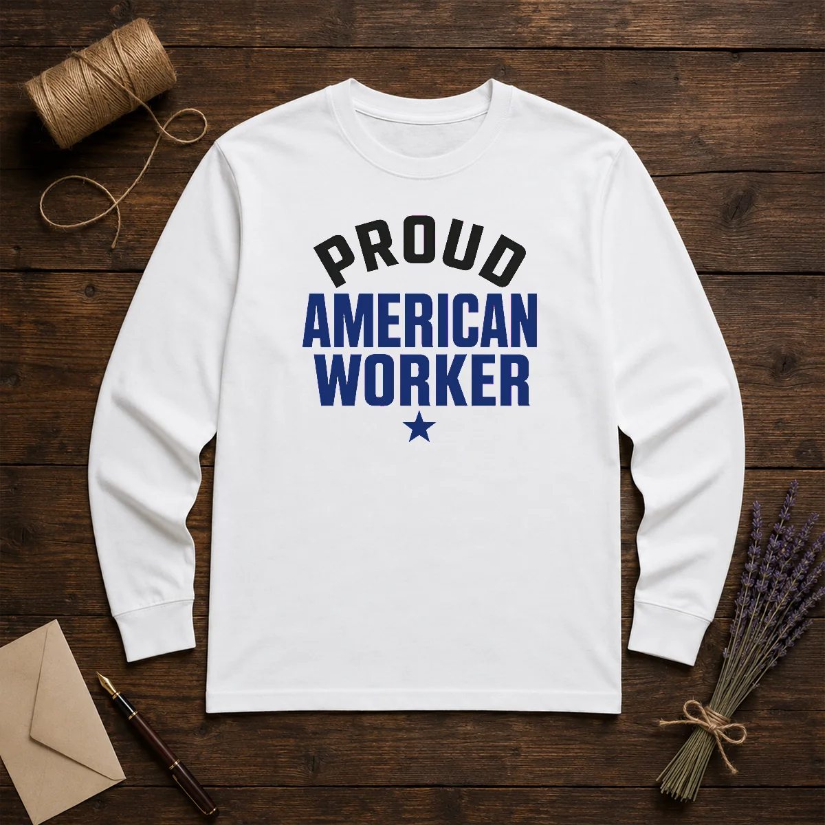 Hot Labour Day Proud American Worker Minimalist Shirt - Image 5