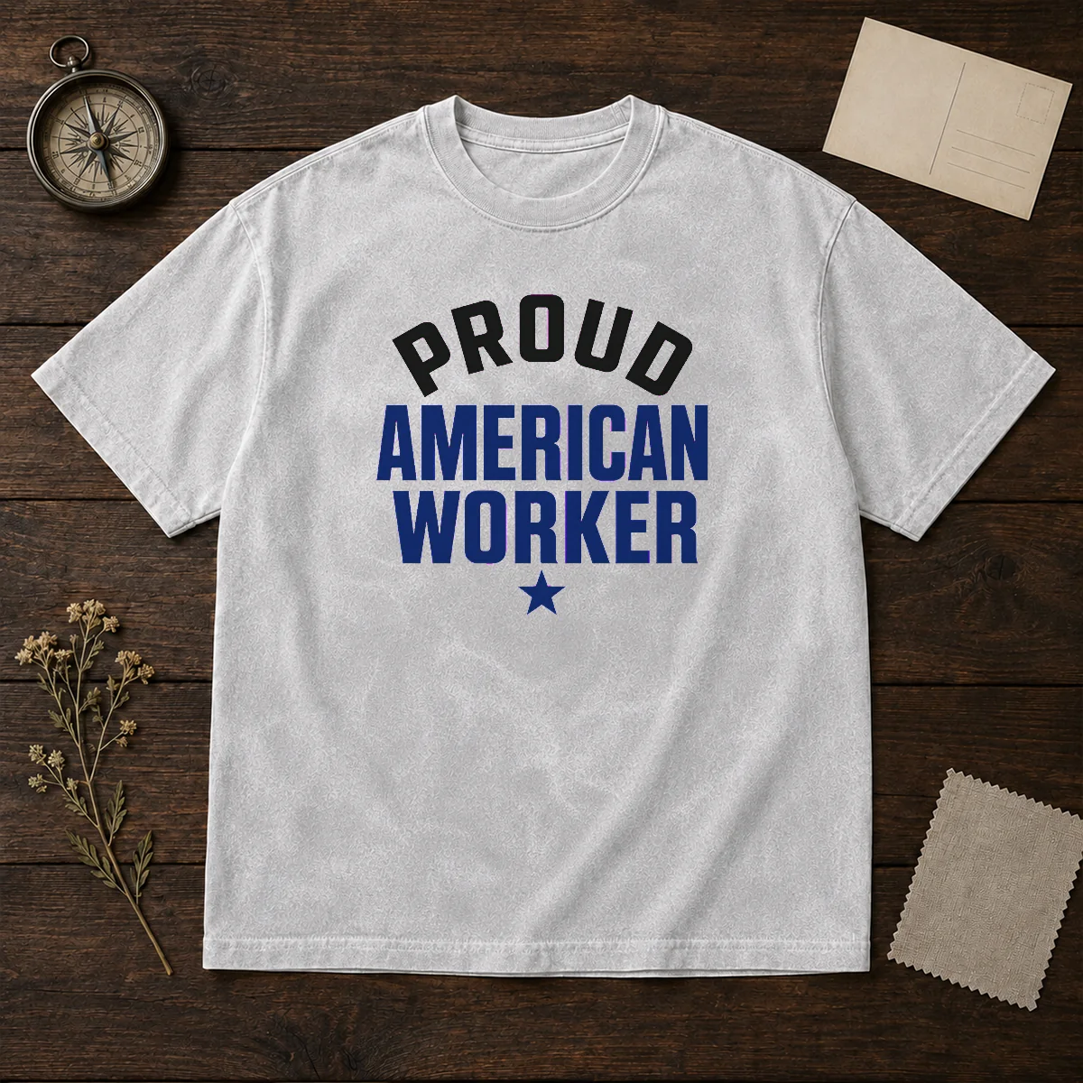 Hot Labour Day Proud American Worker Minimalist Shirt - Image 8