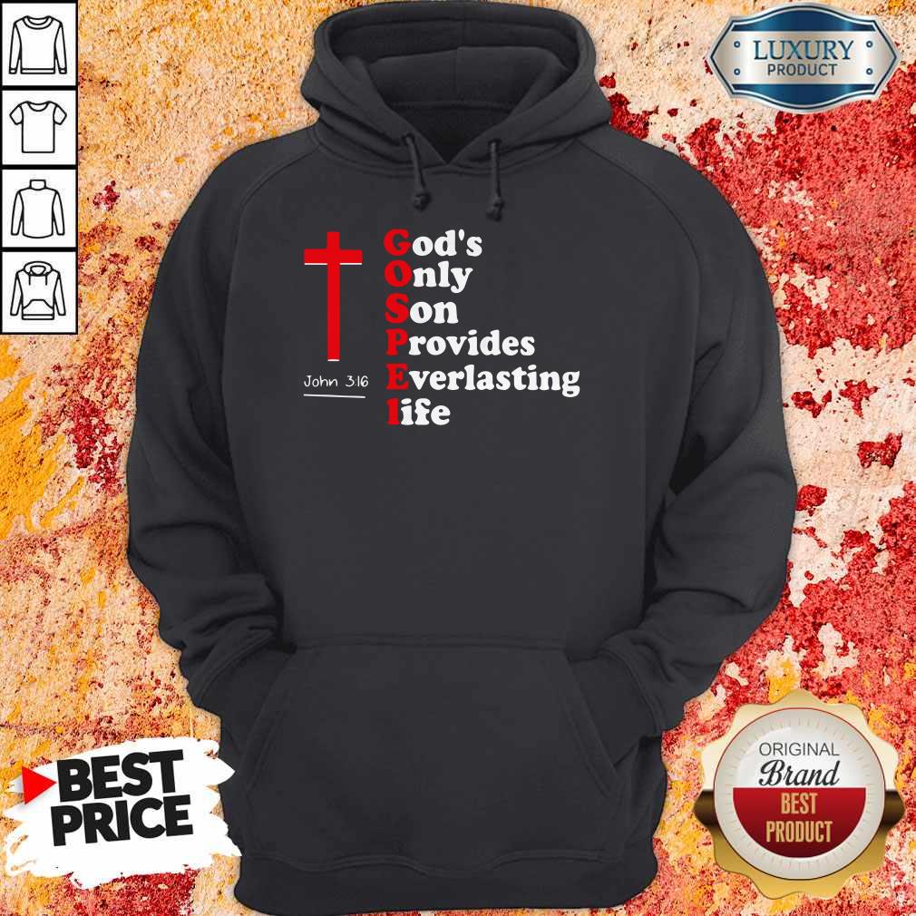 Pretty God's Only Son Provides Everlasting Life John 316 Shirt - Image 3