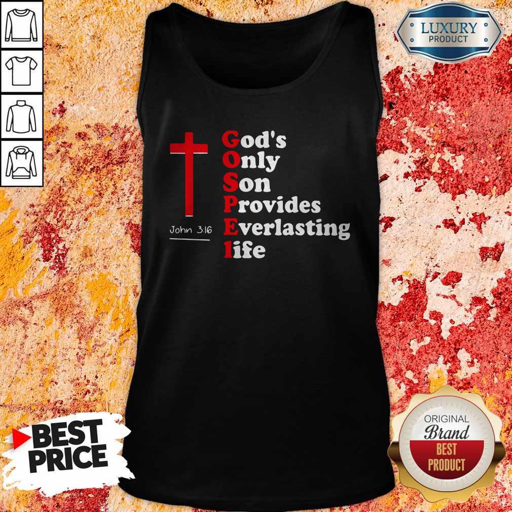 Pretty God's Only Son Provides Everlasting Life John 316 Shirt - Image 5
