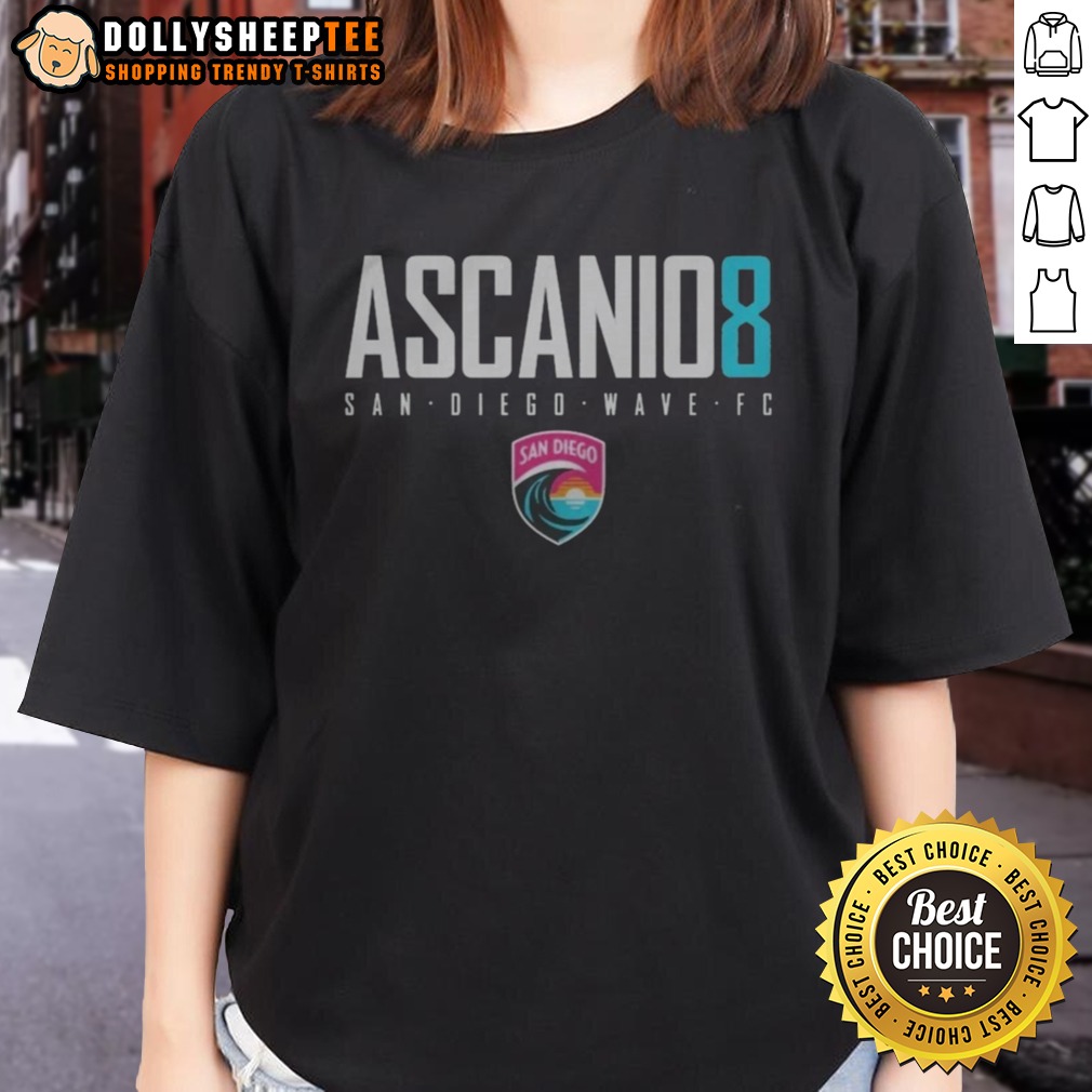 Pretty San Diego Wave FC Ascanio 8 San Diego Wave FC San Diego Wave FC Shirt - Image 3
