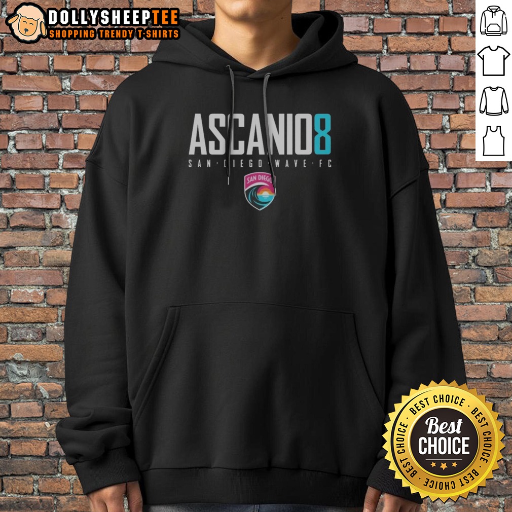 Pretty San Diego Wave FC Ascanio 8 San Diego Wave FC San Diego Wave FC Shirt - Image 2