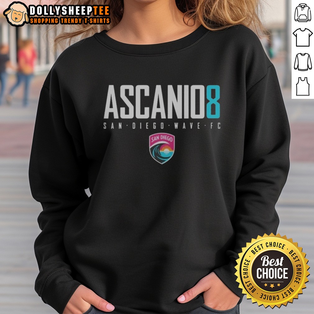 Pretty San Diego Wave FC Ascanio 8 San Diego Wave FC San Diego Wave FC Shirt - Image 4