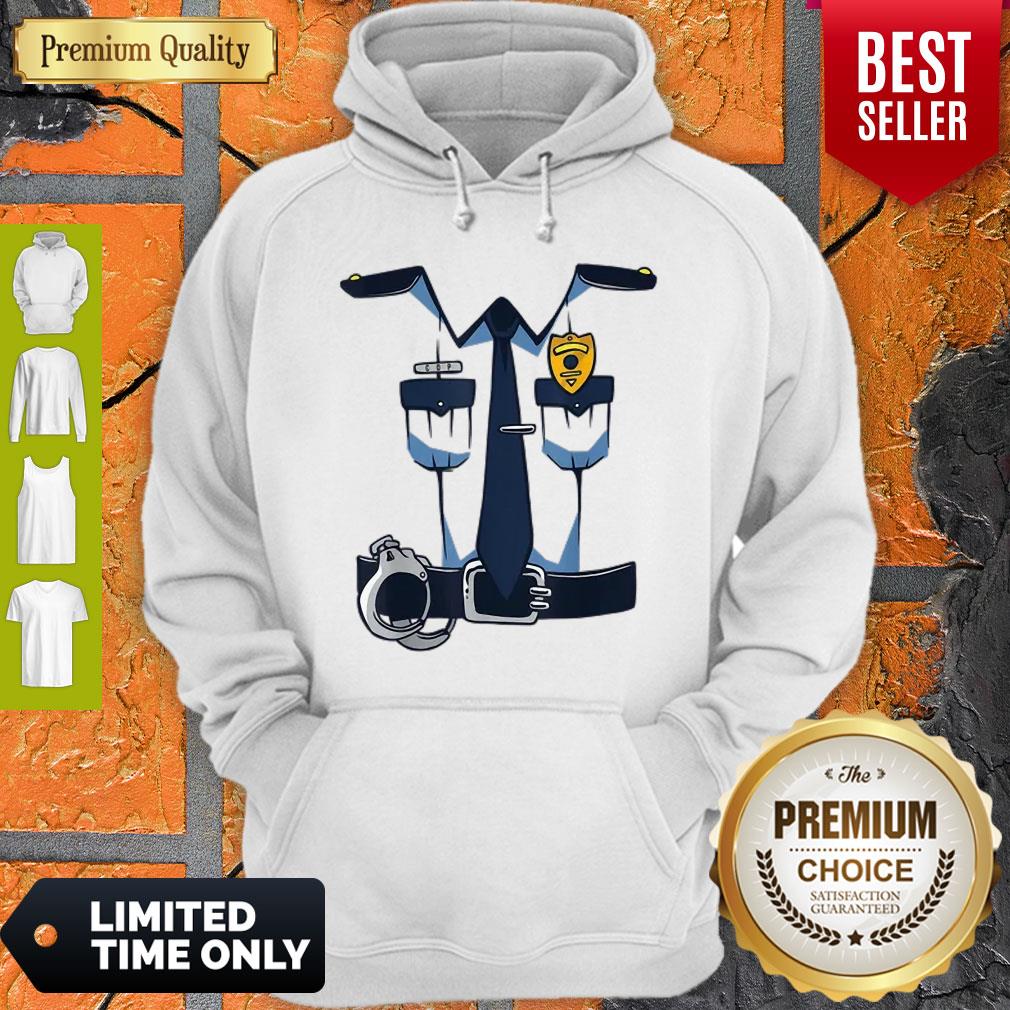 Funny Police Officer Uniform Costume Dress Policeman Gift Shirt - Image 2