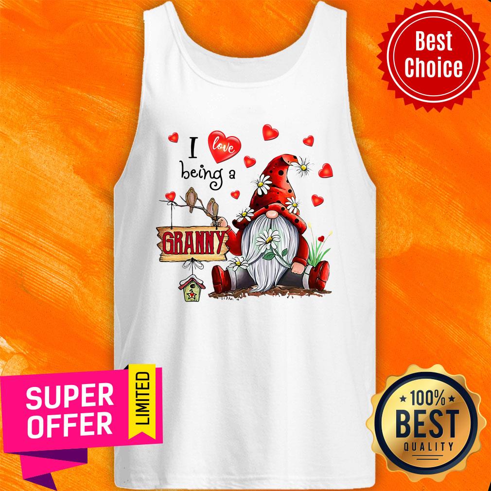Official I Love Being A Granny Gnome Valentine's Day Shirt - Image 3