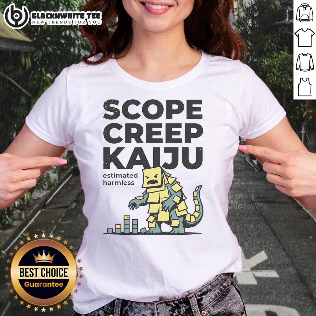 Awesome Scope Creep Kaiju Estimated Harmless T-Shirt - Image 3