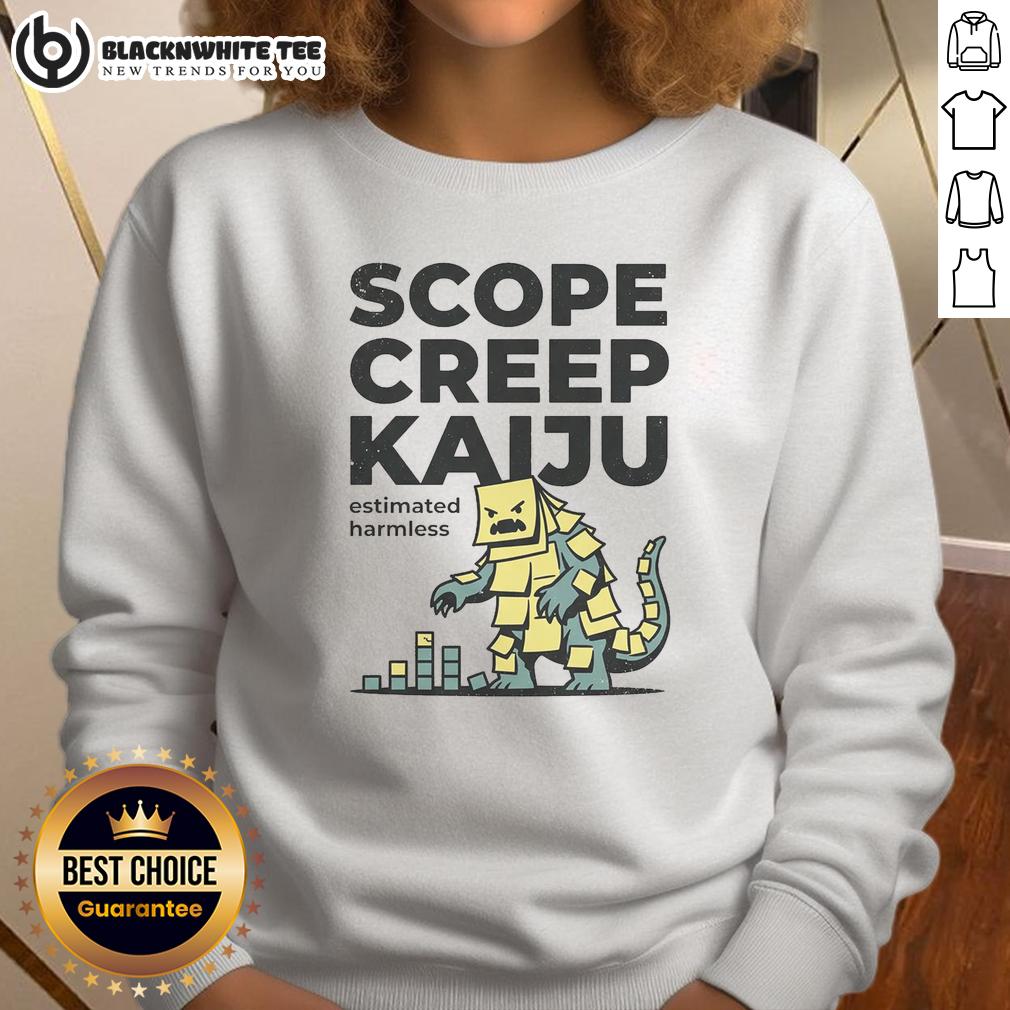 Awesome Scope Creep Kaiju Estimated Harmless T-Shirt - Image 5