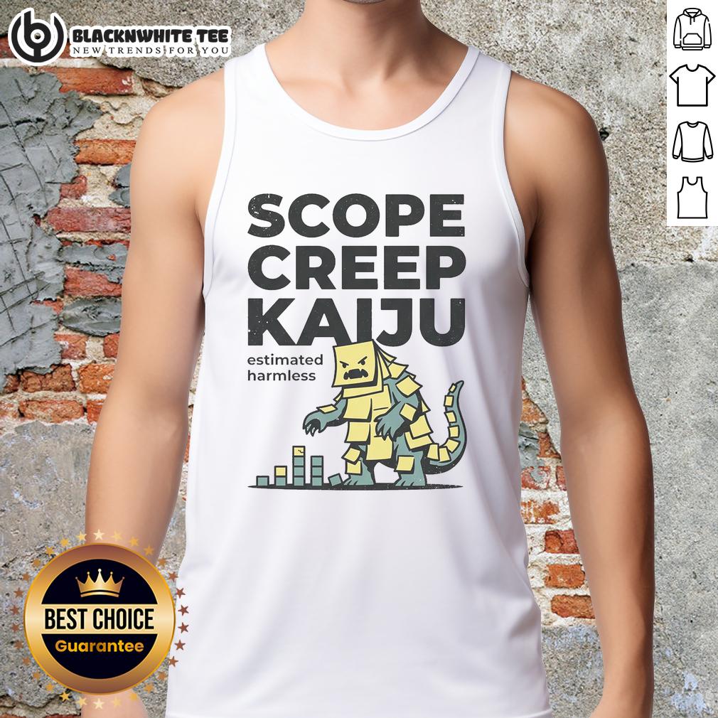 Awesome Scope Creep Kaiju Estimated Harmless T-Shirt - Image 4