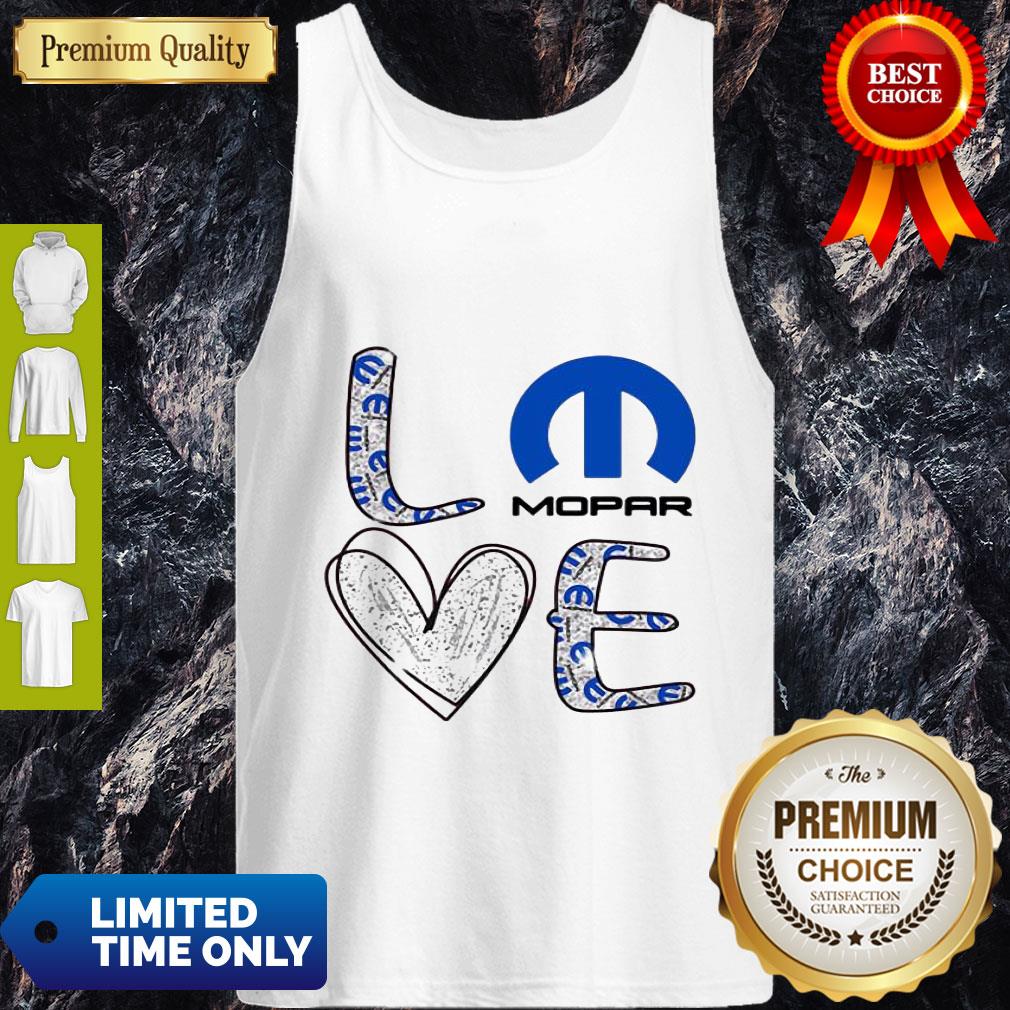 Awesome Glitter Love Mopar Logo Shirt - Image 3