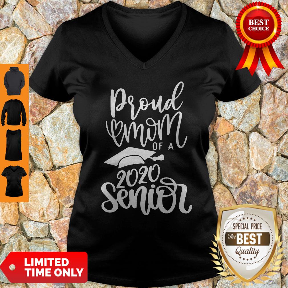 Nice Proud Mom Of A 2020 Senior Shirt - Image 2
