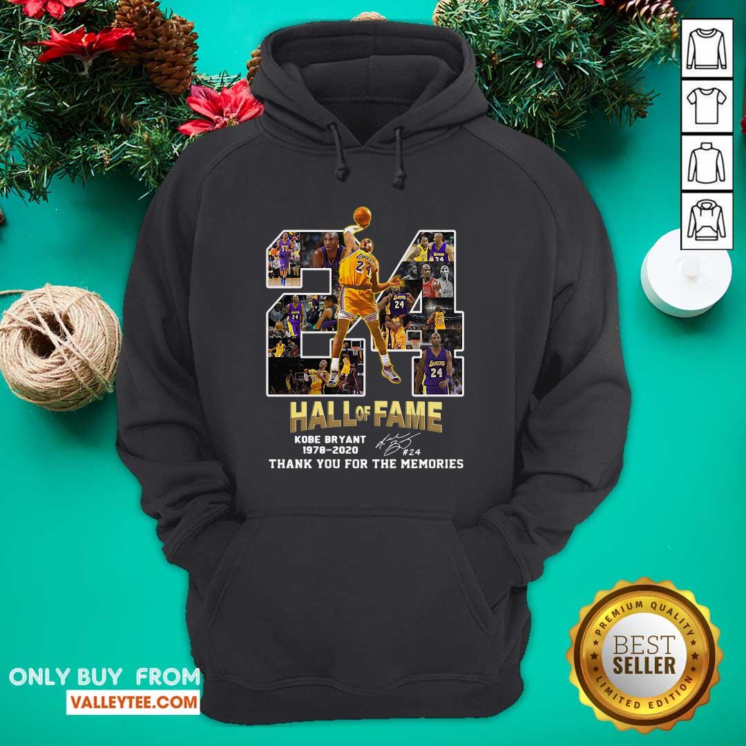 Funny 24 Hall Of Fame Kobe Bryant 1978 2020 Shirt - Image 3