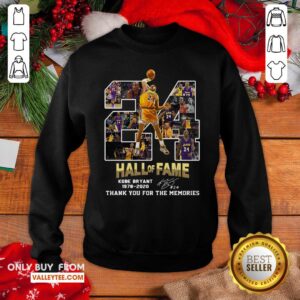 Alternative view of Funny 24 Hall Of Fame Kobe Bryant 1978 2020 Shirt