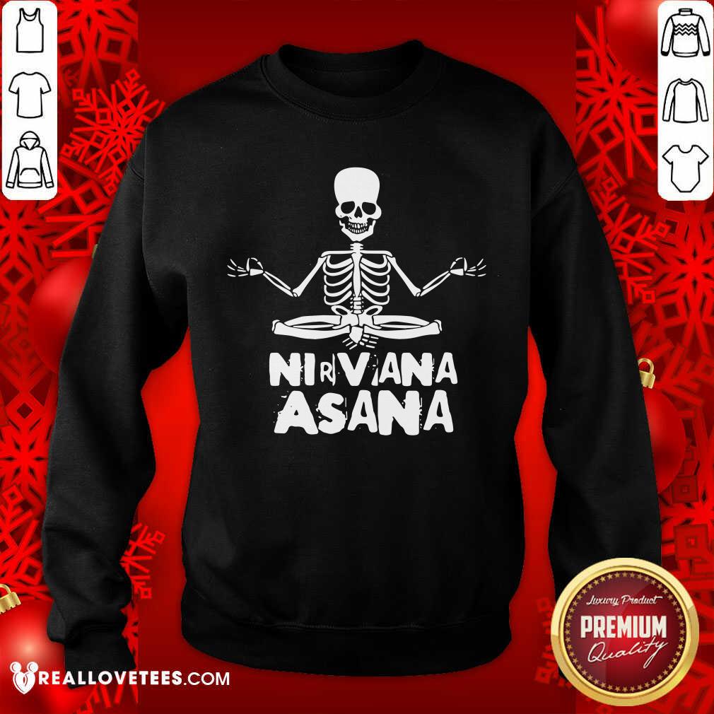 Skeleton Yoga Nirvana Asana Shirt - Image 5