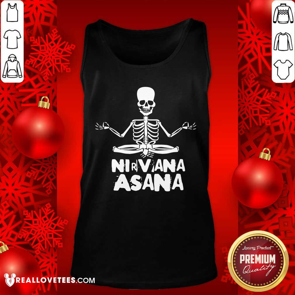 Skeleton Yoga Nirvana Asana Shirt - Image 4