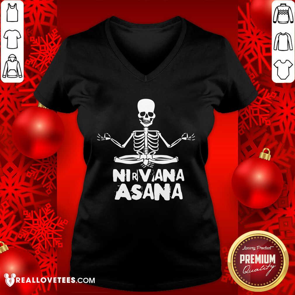 Skeleton Yoga Nirvana Asana Shirt - Image 3