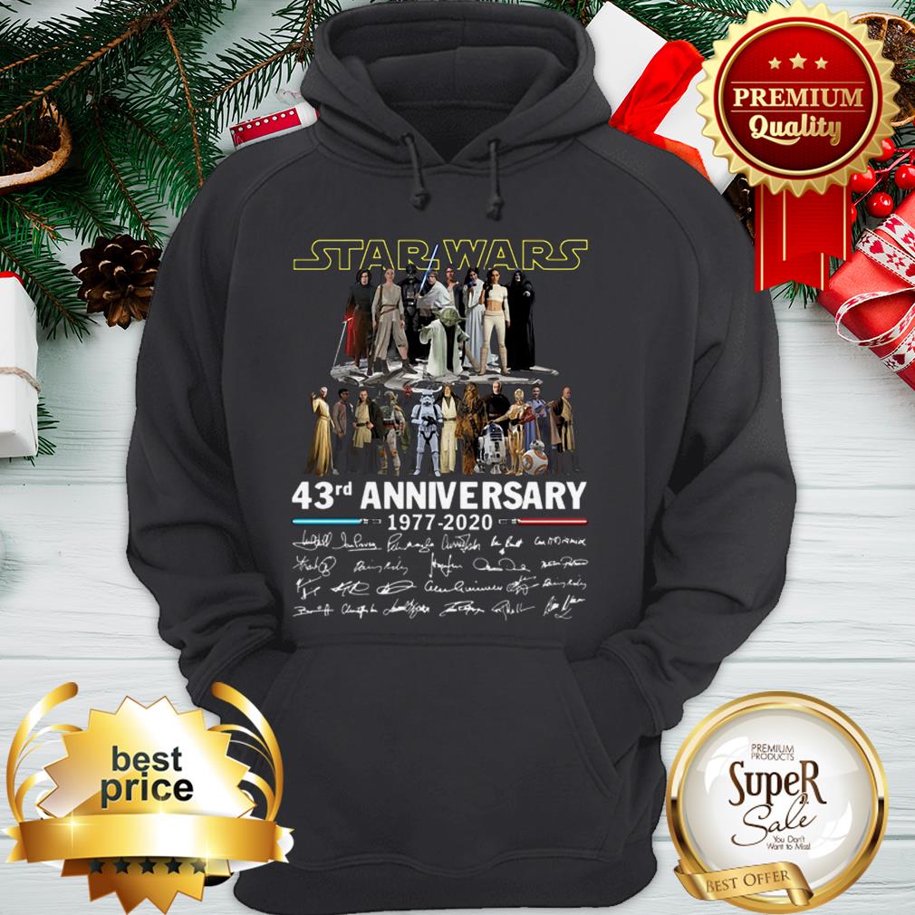 Star Wars 43rd Anniversary 1977-2020 Characters Signatures Shirt - Image 5