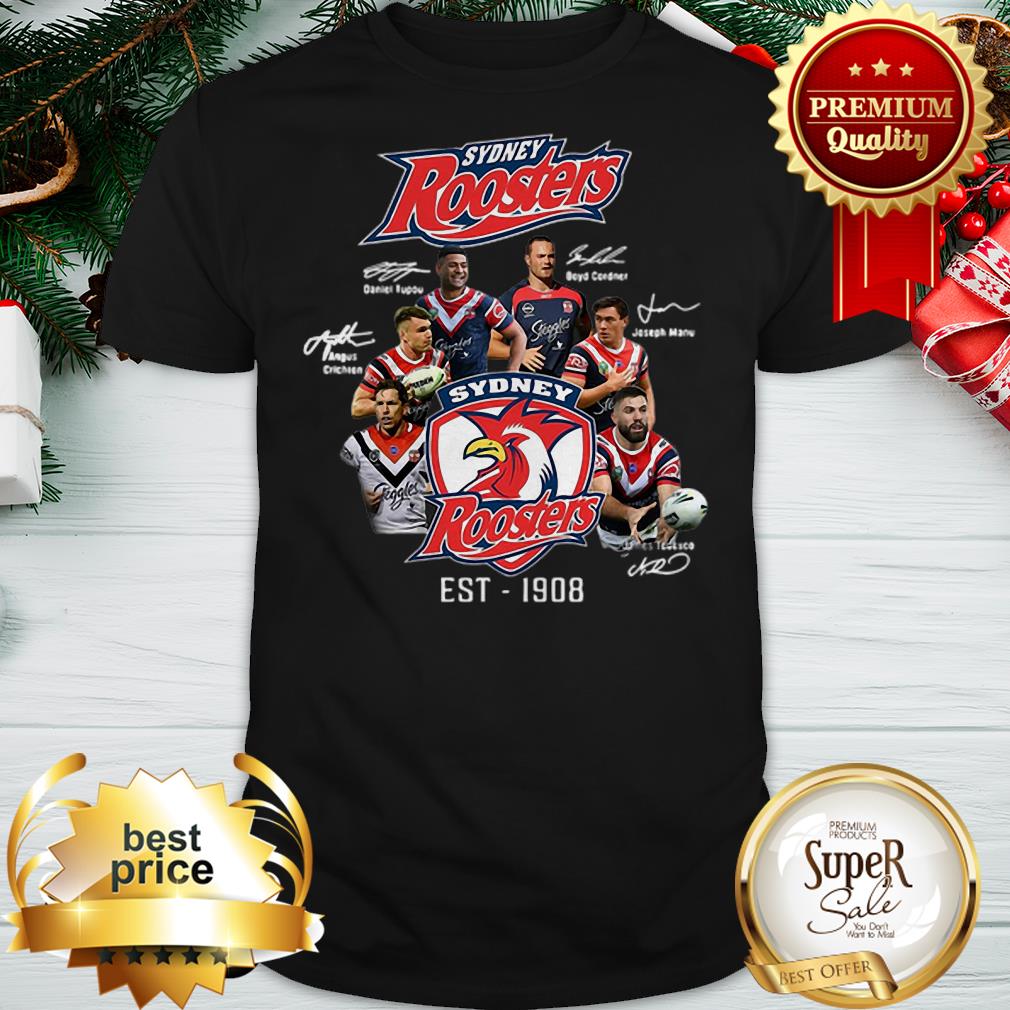 Sydney Roosters Est 1908 Signatures Shirt
