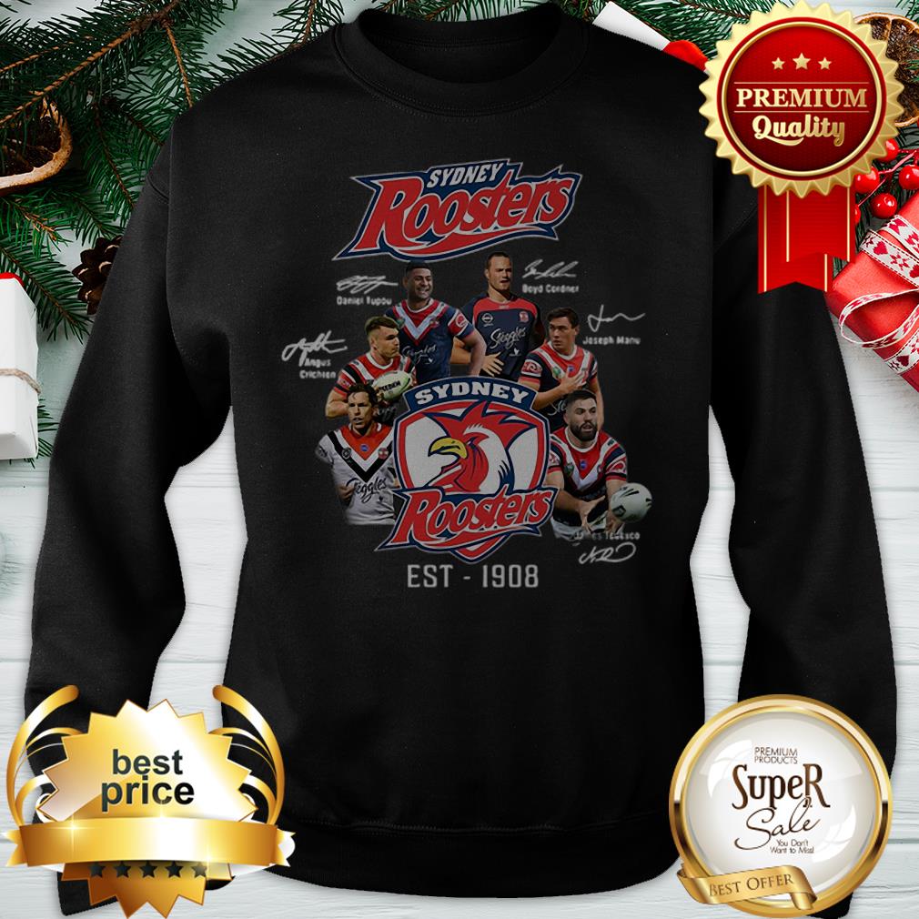 Sydney Roosters Est 1908 Signatures Shirt - Image 4