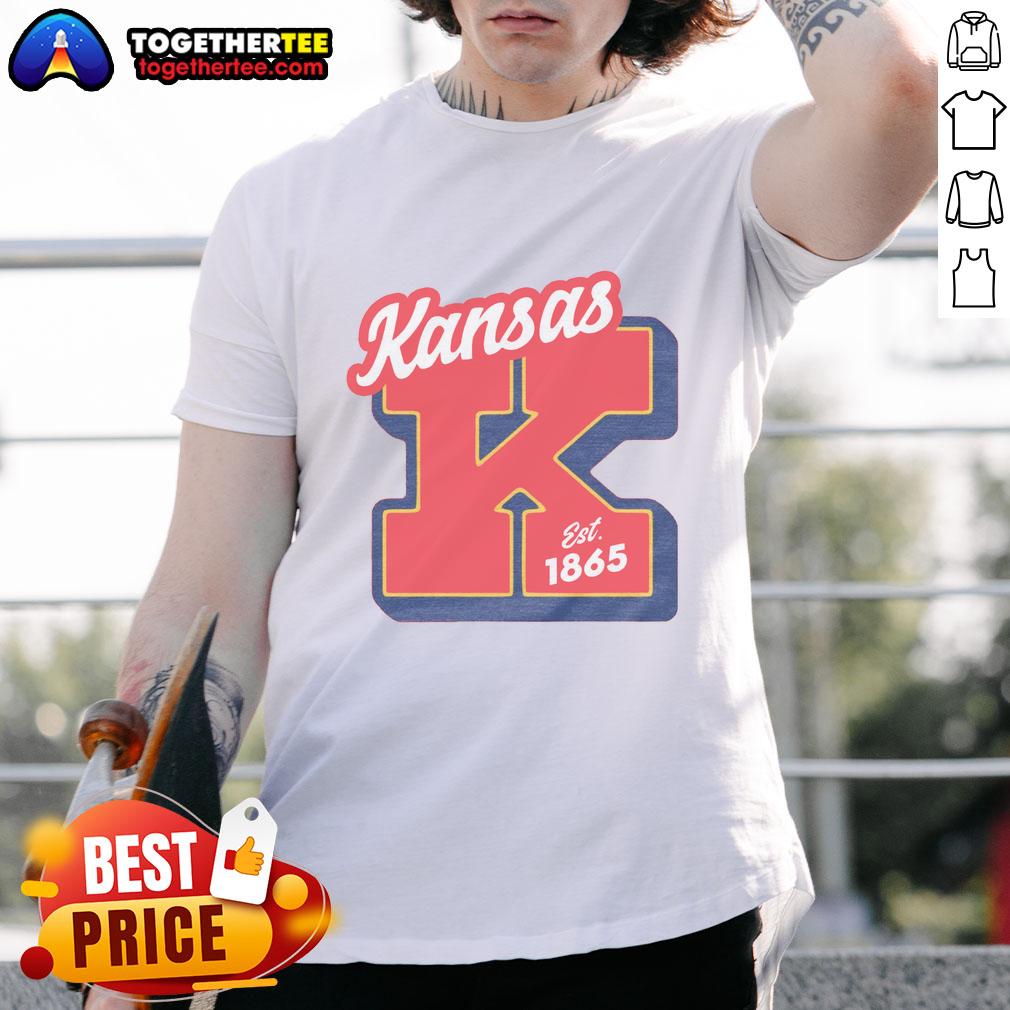 Nice Kansas Est 1865 Heather Red T-Shirt