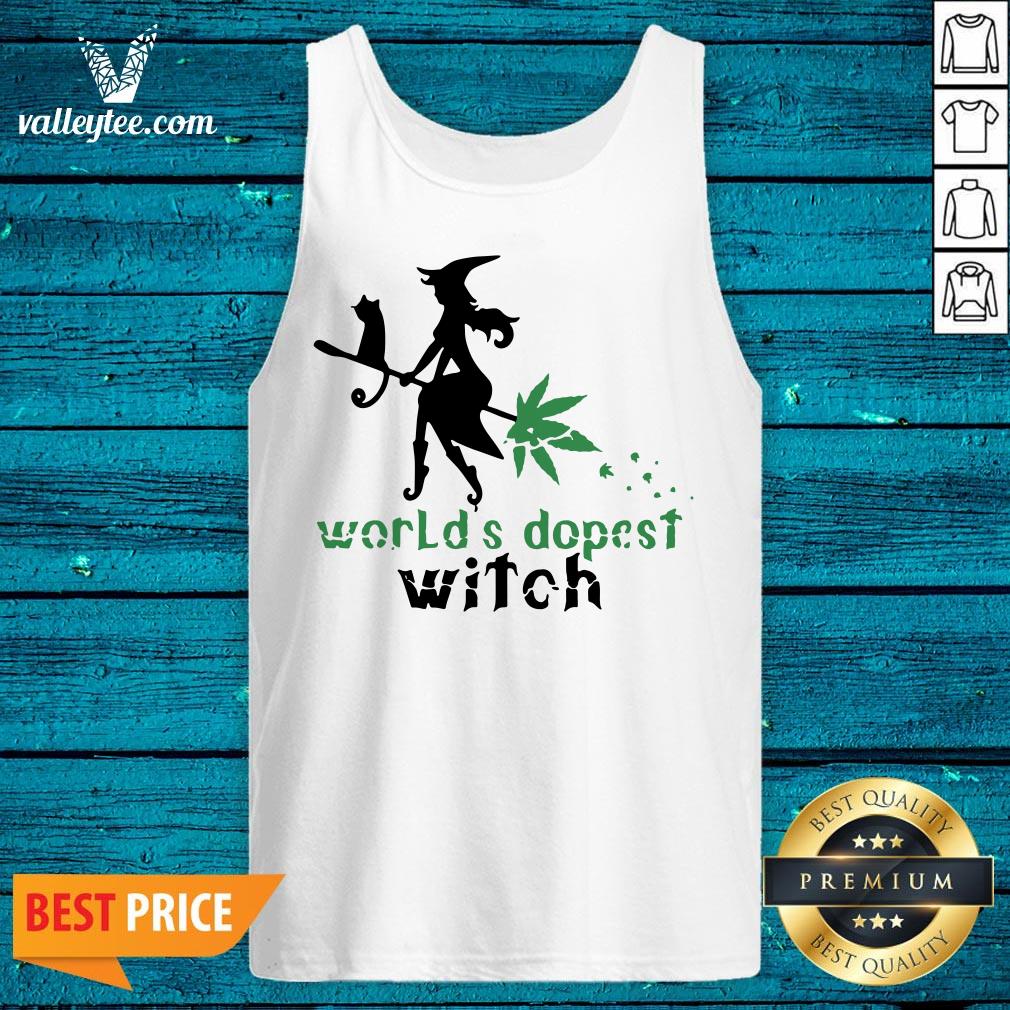 Top Weed Worlds Dopest Witch Shirt - Image 5