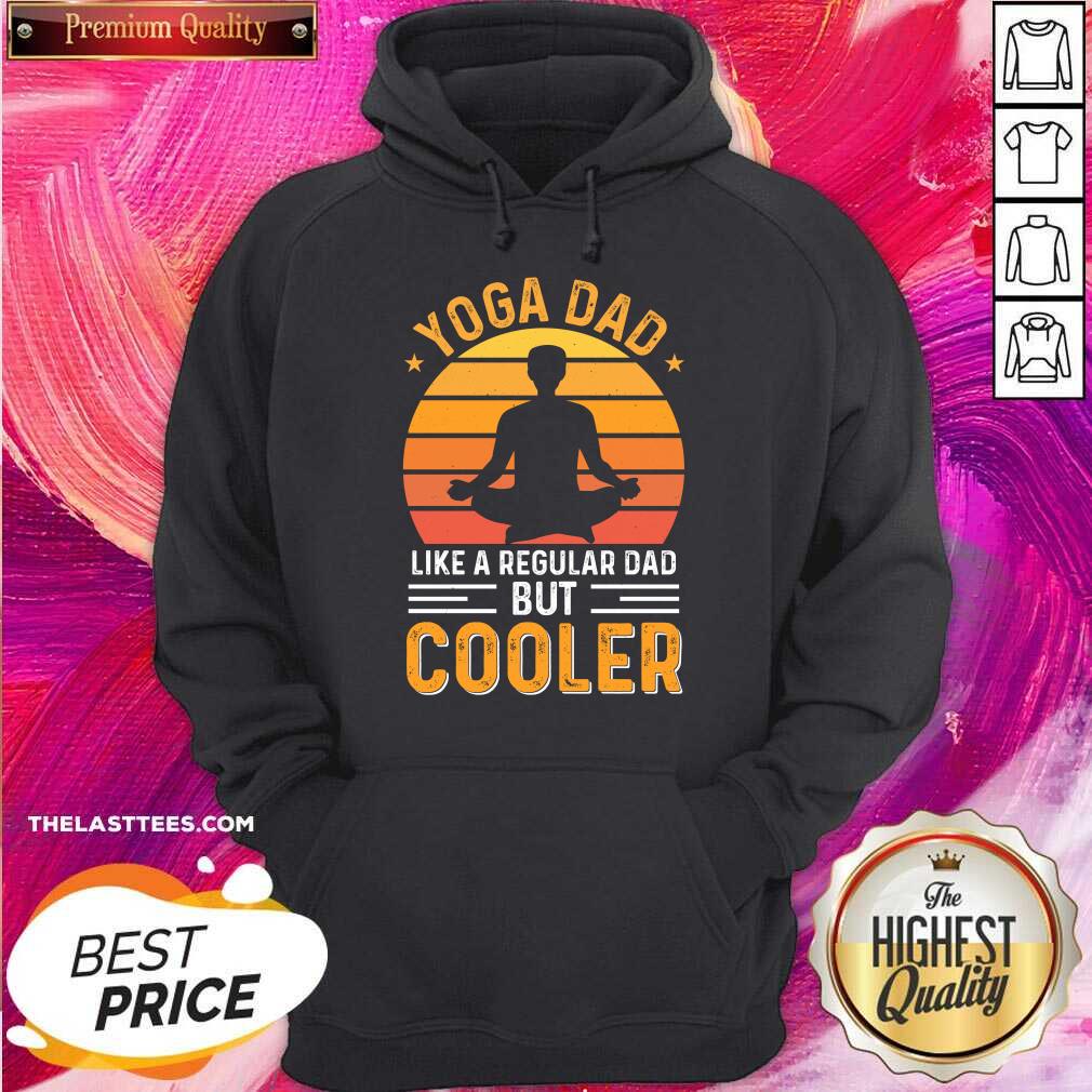 Yoga Dad Like A Regular Dad But Cooler Vintage Shirt - Image 4