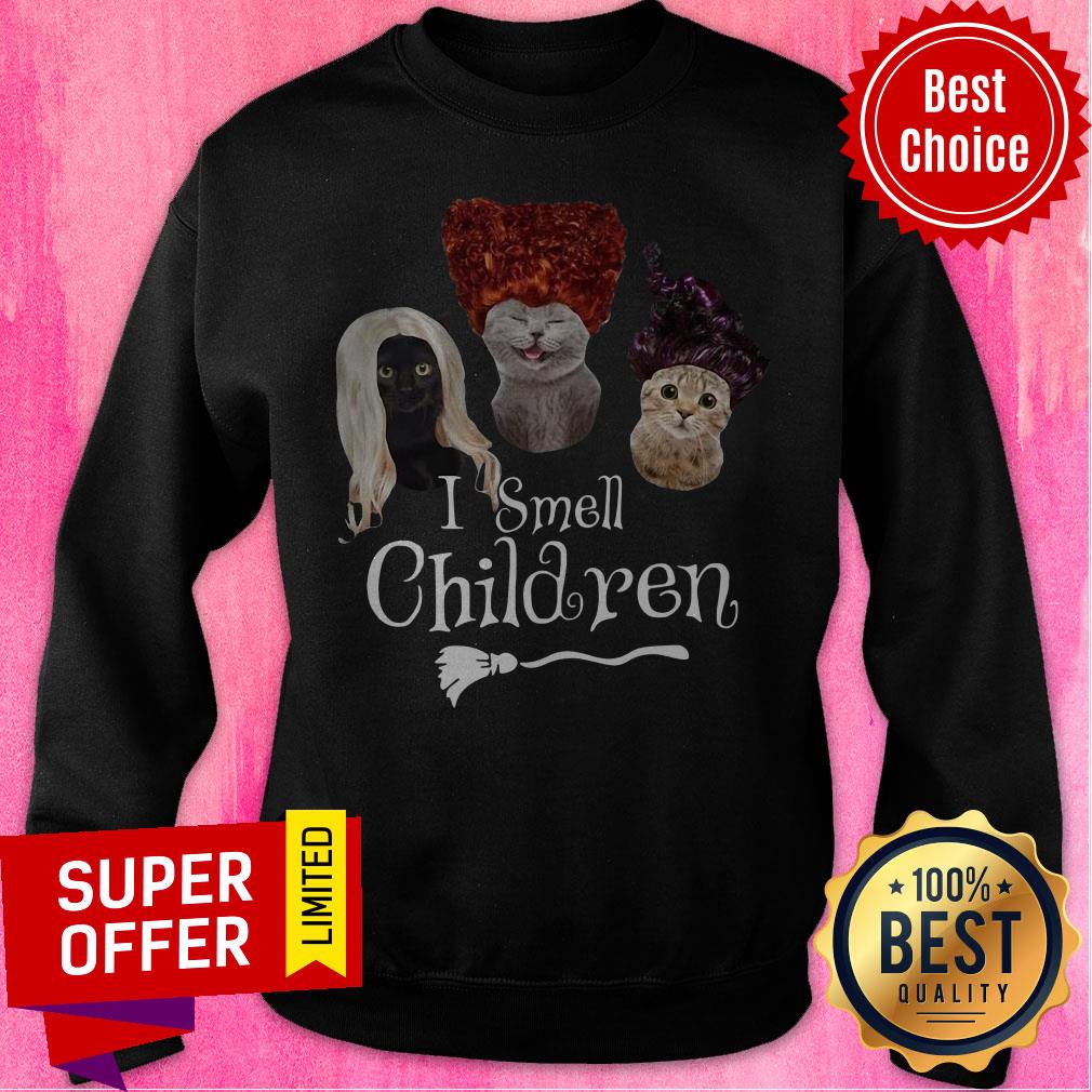 Premium Cats Hocat Pocat I Smell Children Shirt - Image 2