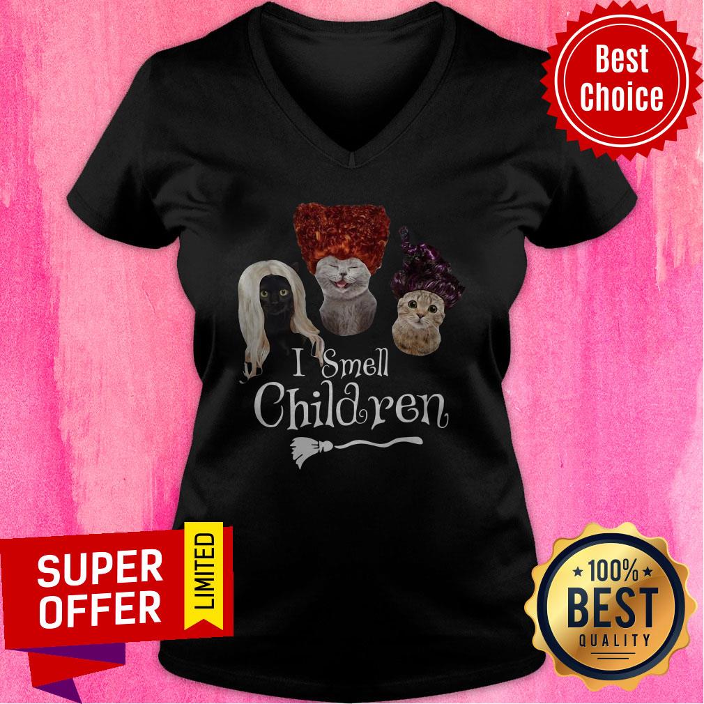 Premium Cats Hocat Pocat I Smell Children Shirt - Image 4