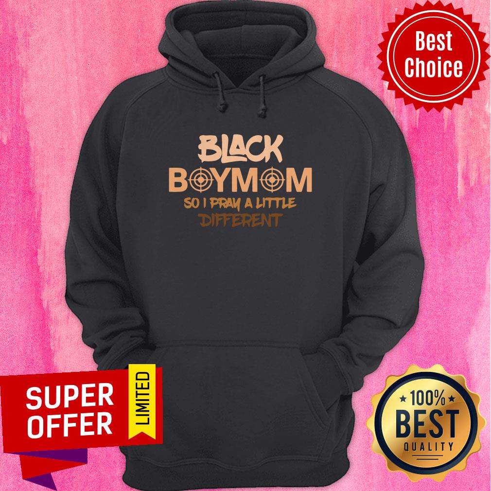 Top Black Boymom So I Ran A Little Different Brown Shirt - Image 5