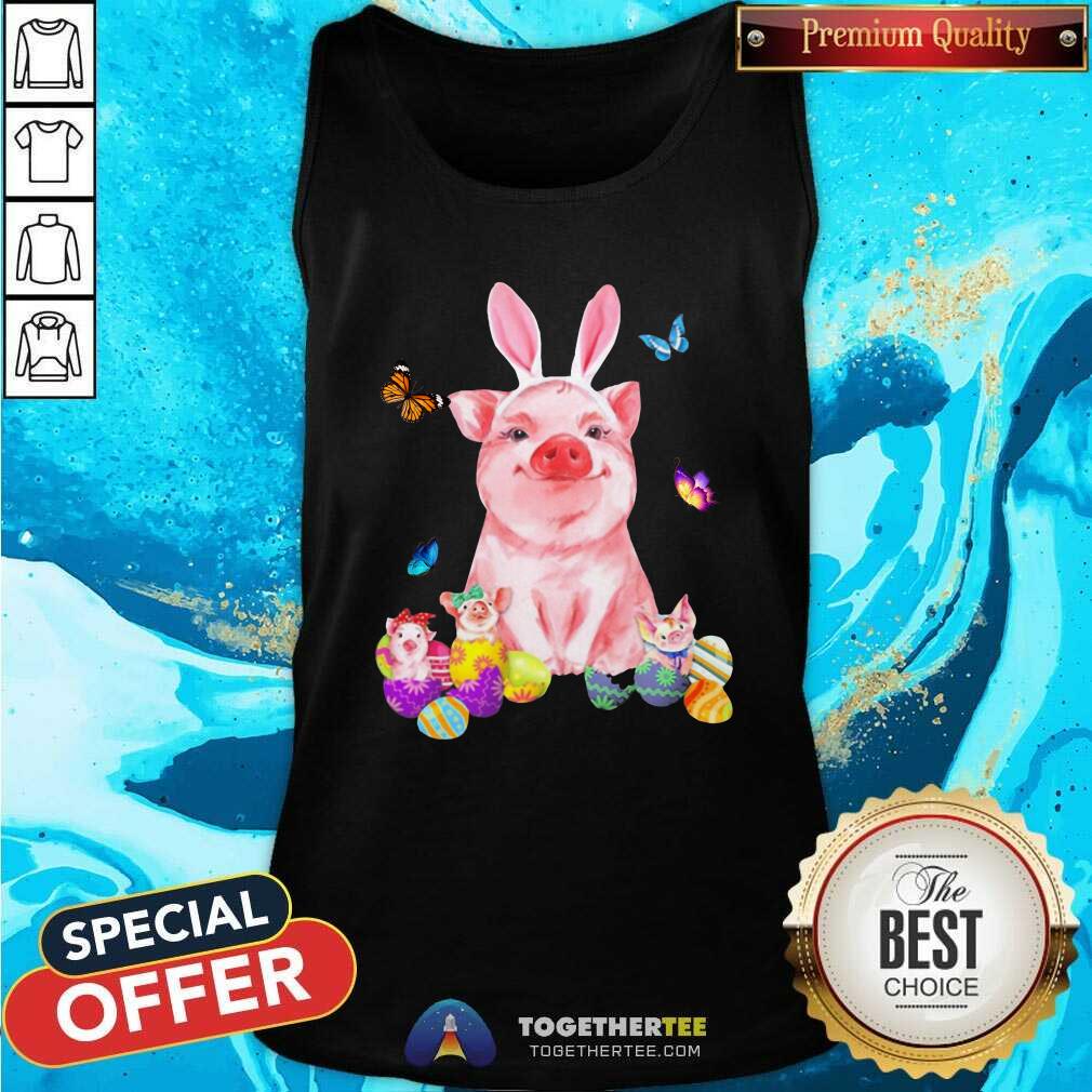 Premium Baby Pigs And Rabbit Easter Shirt - Image 3