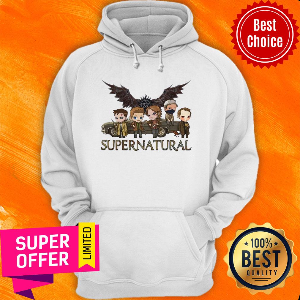 Awesome Supernatural Chibi You Idjits Shirt - Image 2