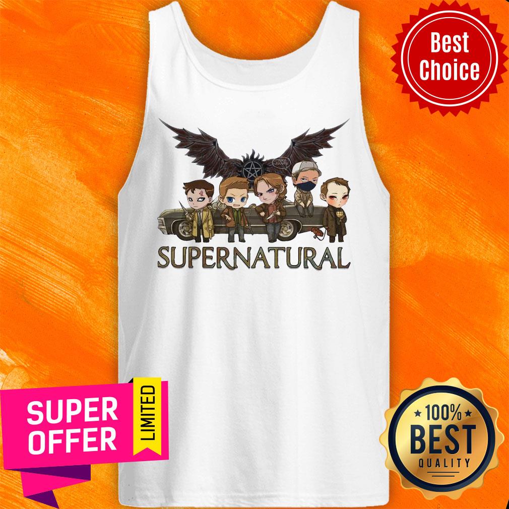 Awesome Supernatural Chibi You Idjits Shirt - Image 4