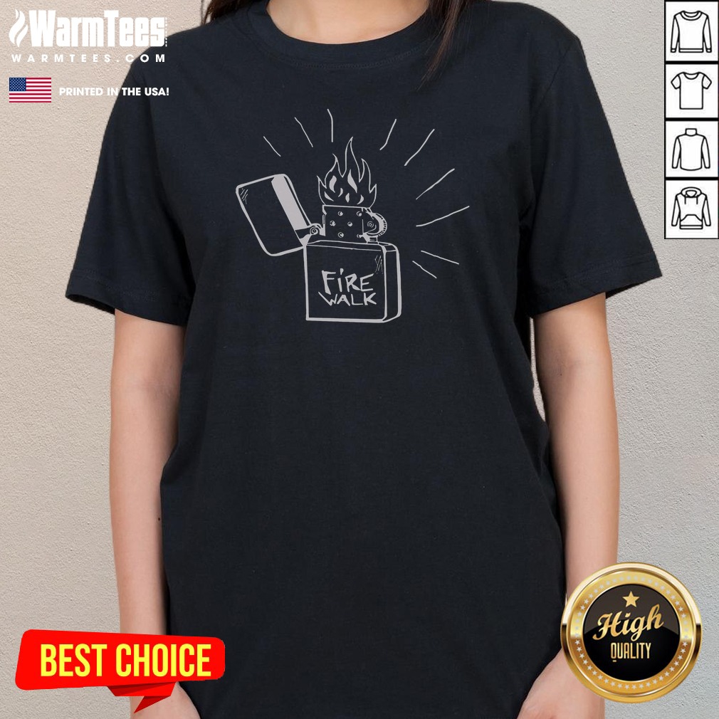 Awesome Black White Flame Fuel Lighter Shirt - Image 2