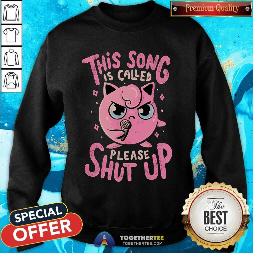 Official Pokemon This Song Called Please Shut Up Jigglypuff T-Shirt - Image 3