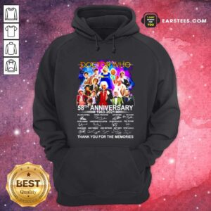 Alternative view of Good Doctor Who 58Th Anniversary 1963 2021 Signature Thank You For The Memories Shirt