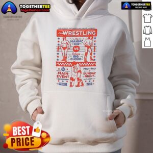 Alternative view of Nice Wrestling Main Event And Sunday Night T-Shirt