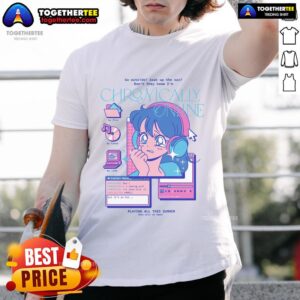 Pretty Go Outside Don't They Know I'm Chronically Online Funny Retro Anime T-Shirt