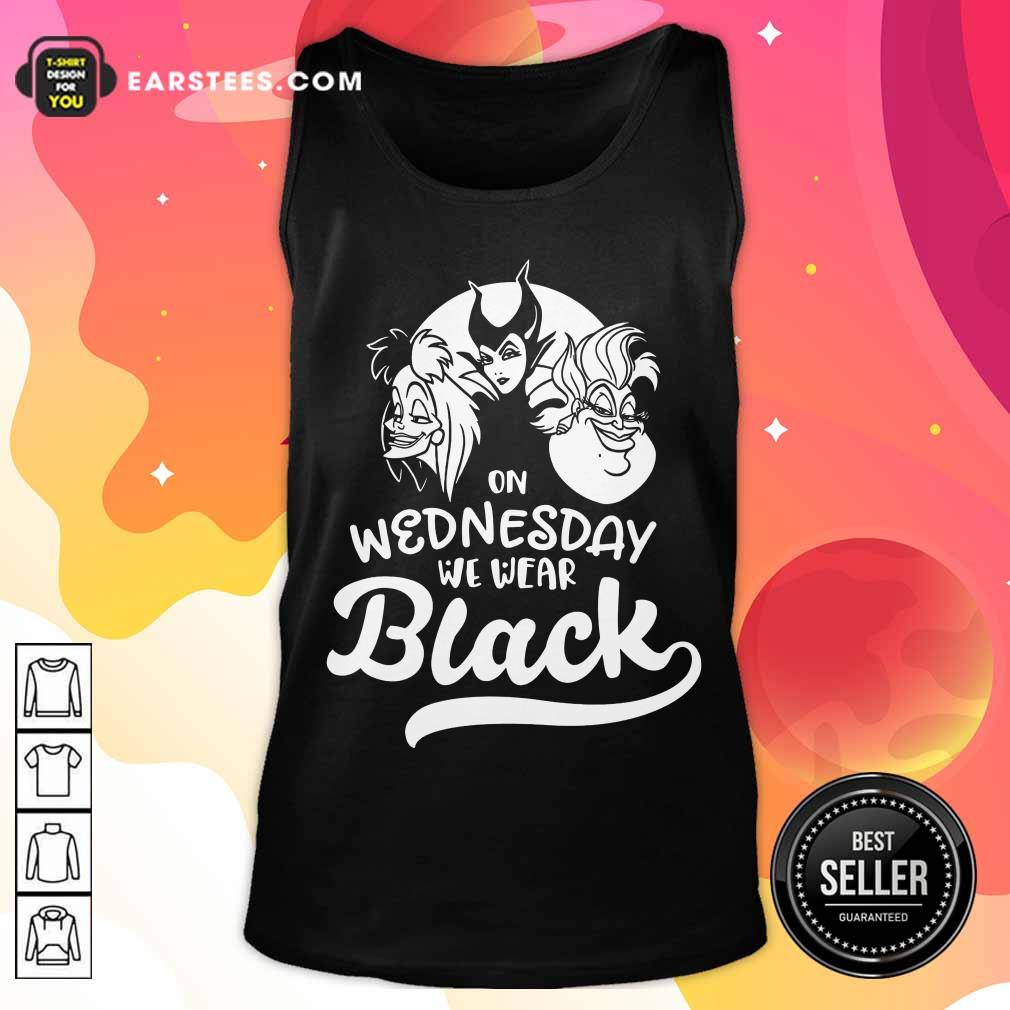 Top Maleficent On Wednesday We Wear Black Shirt - Image 2