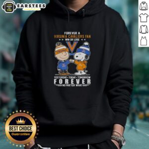 Alternative view of Awesome Virginia Cavaliers Snoopy And Charlie Brown Forever A Fan Win Or Lose T-Shirt