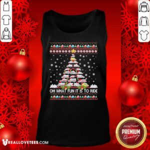 Alternative view of Pretty Oh What Fun It Is To Ride Tree Christmas Shirt