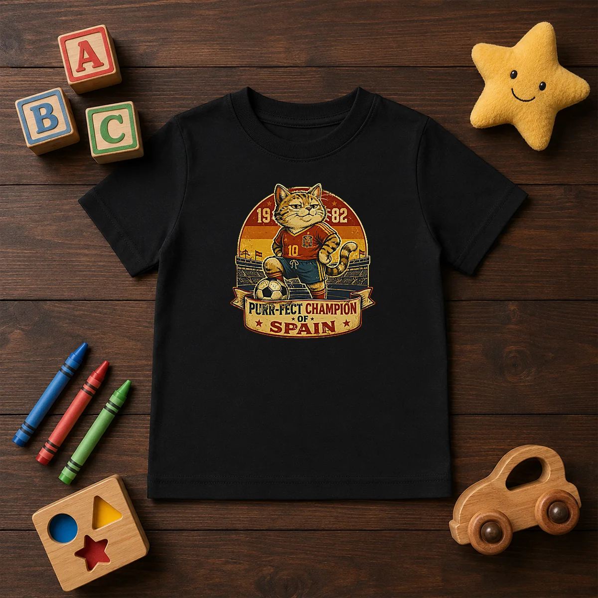 Nice Vintage Spanish Soccer Cat Meme Funny Shirt - Image 9